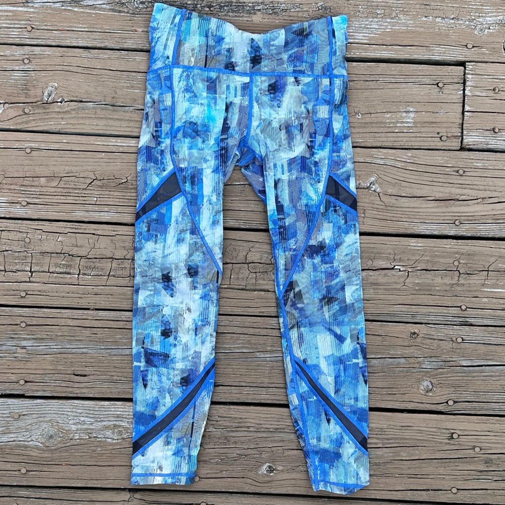 Lululemon 25” Mesh Panel Running Leggings Size 6